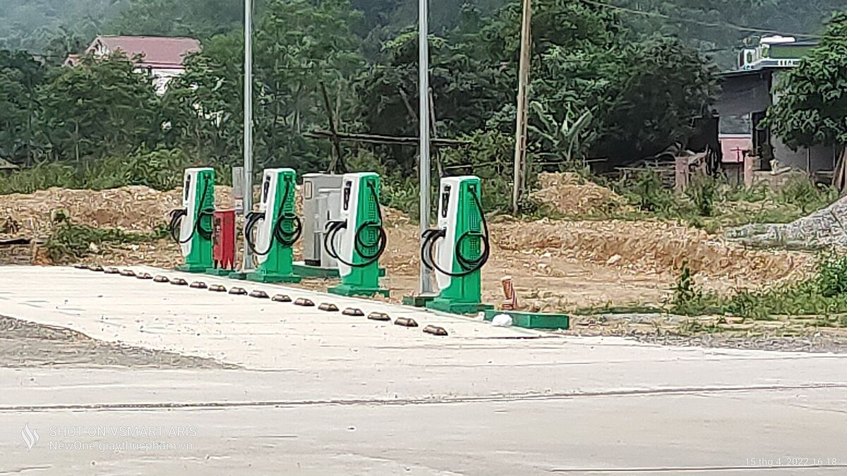 Snellaadstation voor elektrische auto's